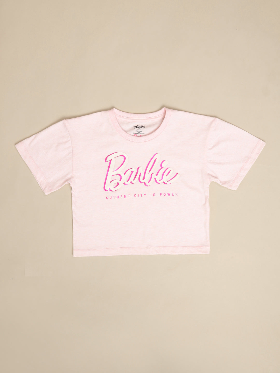 Barbie Printed T-Shirt & Shorts Co-Ords Set For Girls