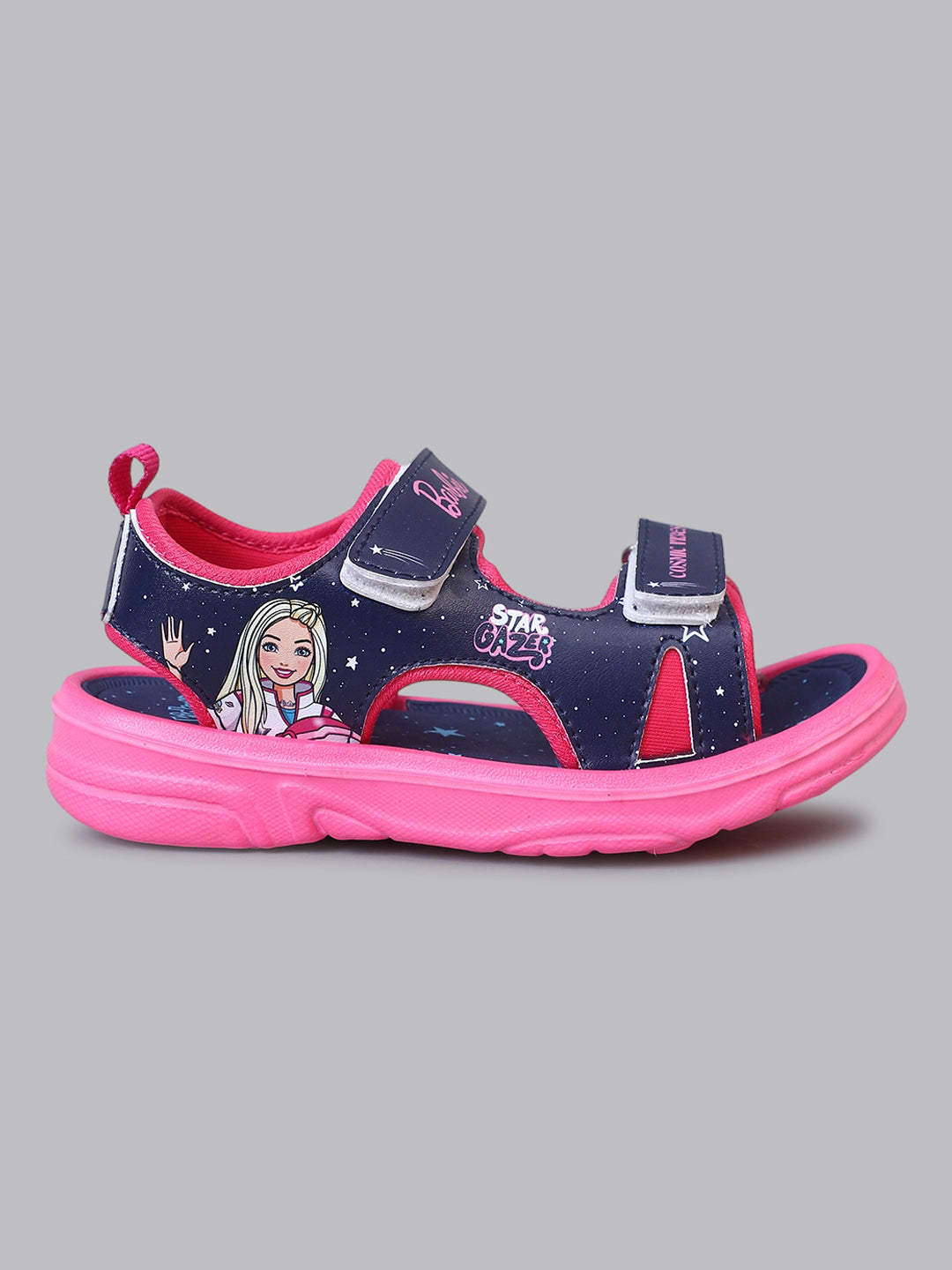 Kids Girls Barbie Printed Navy Sandals