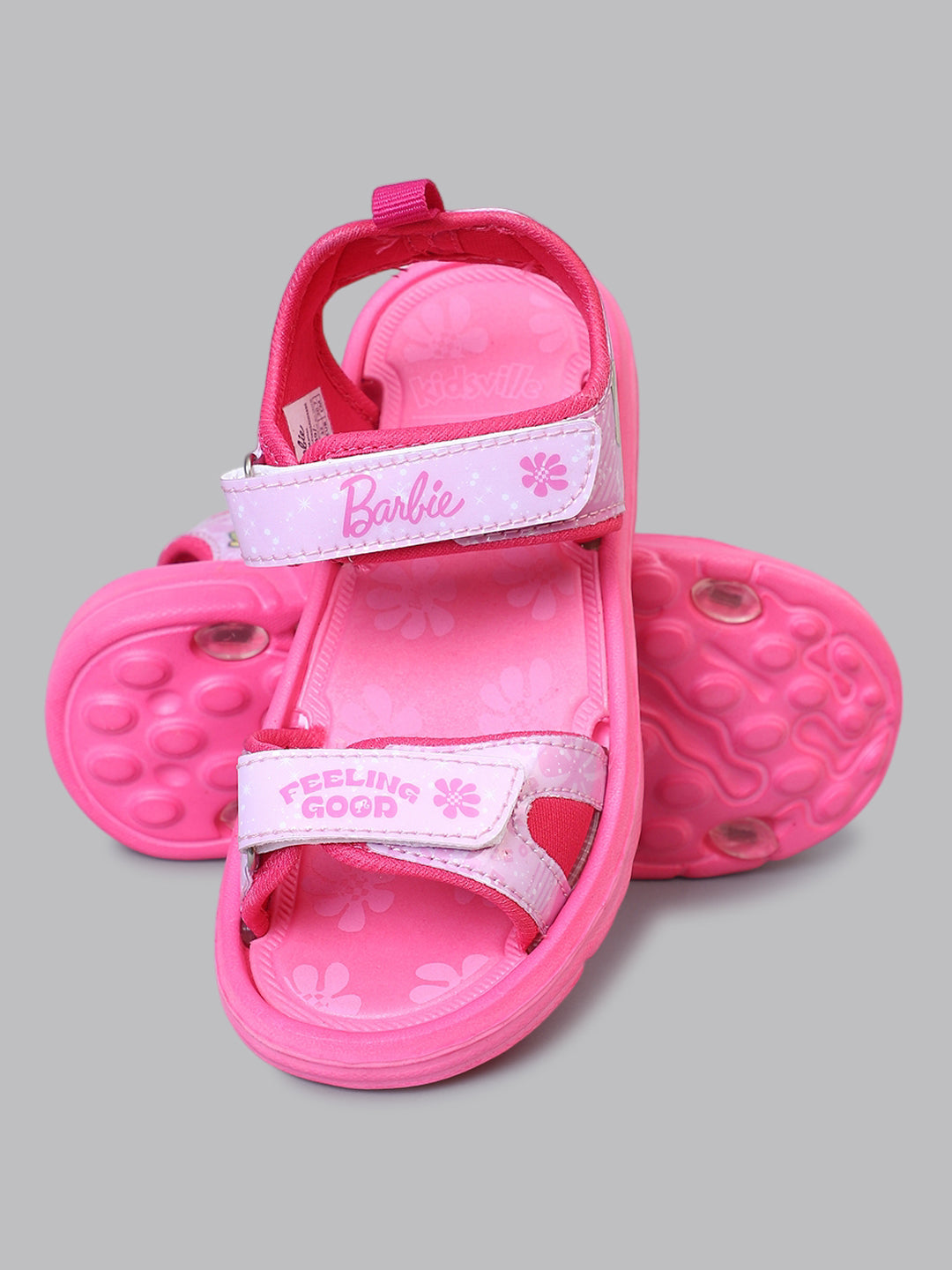 Kids Girls Barbie Printed Pink Sandals