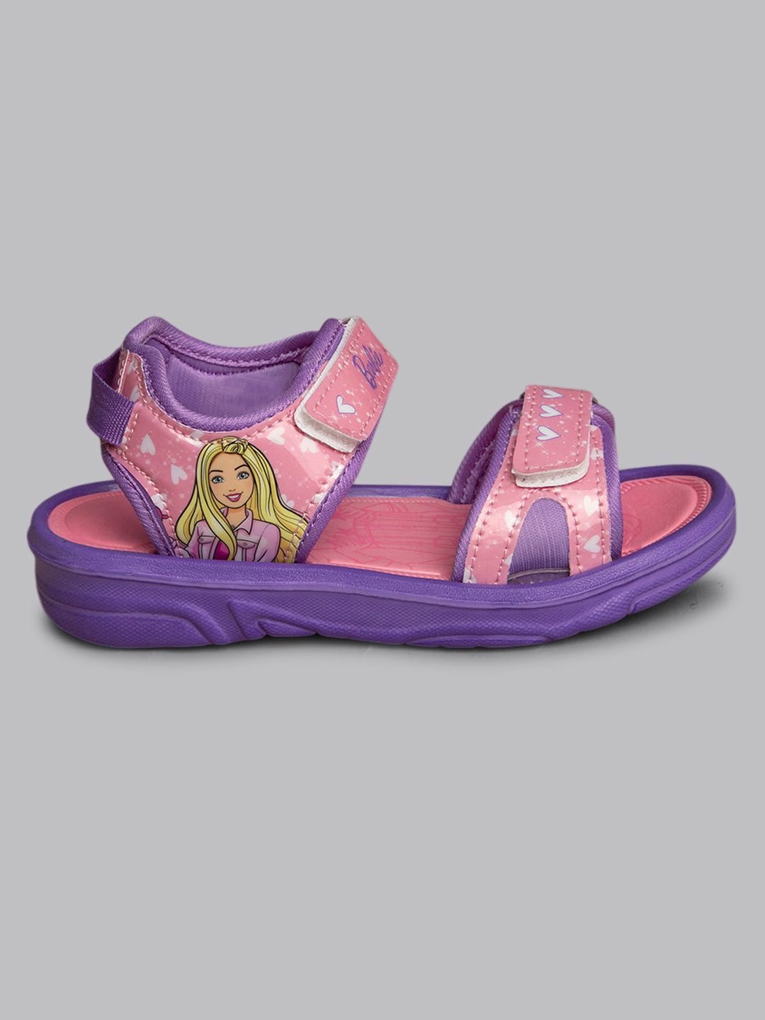 Kids Girls Barbie Printed Pink Sandals