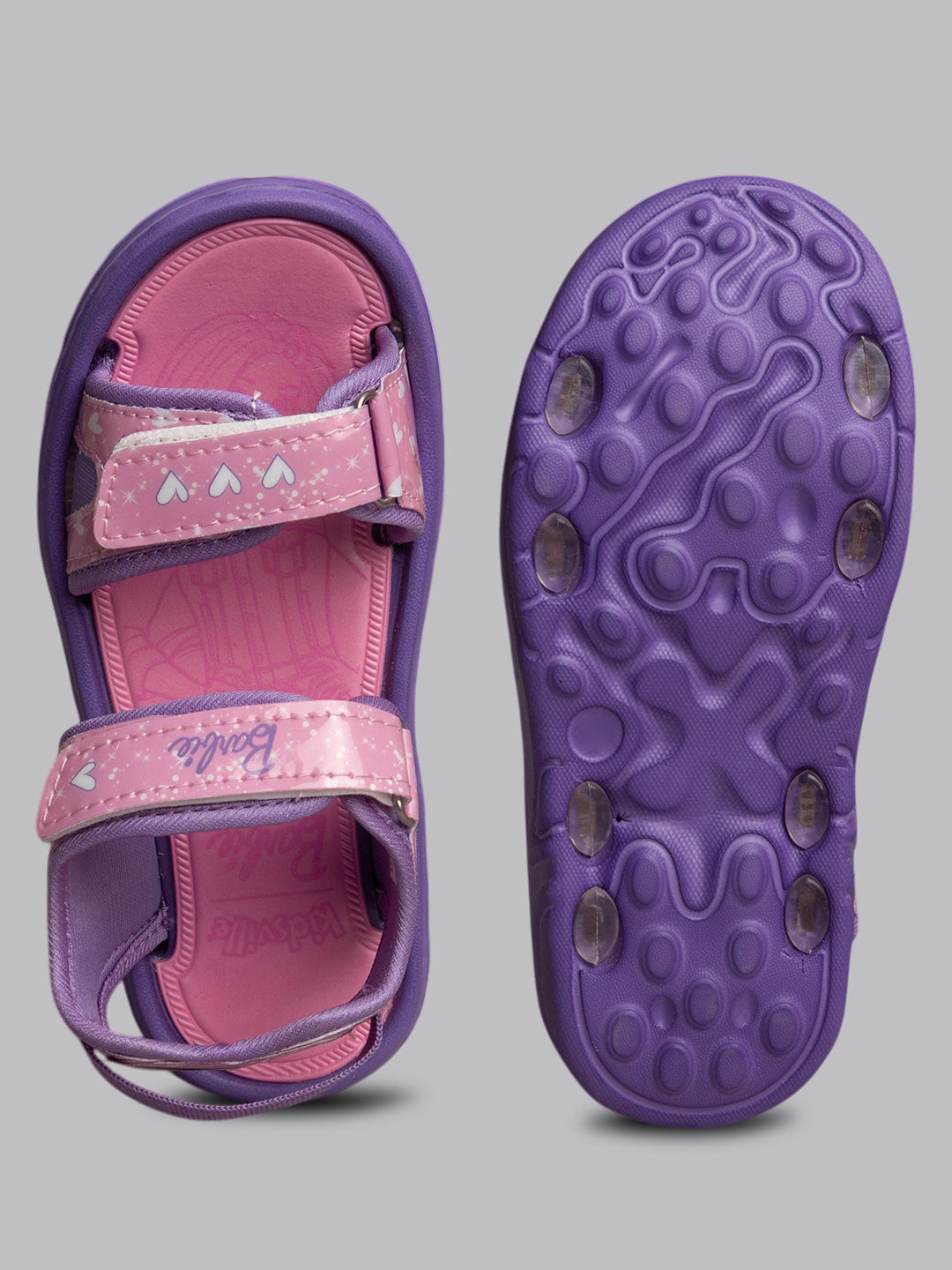 Kids Girls Barbie Printed Pink Sandals