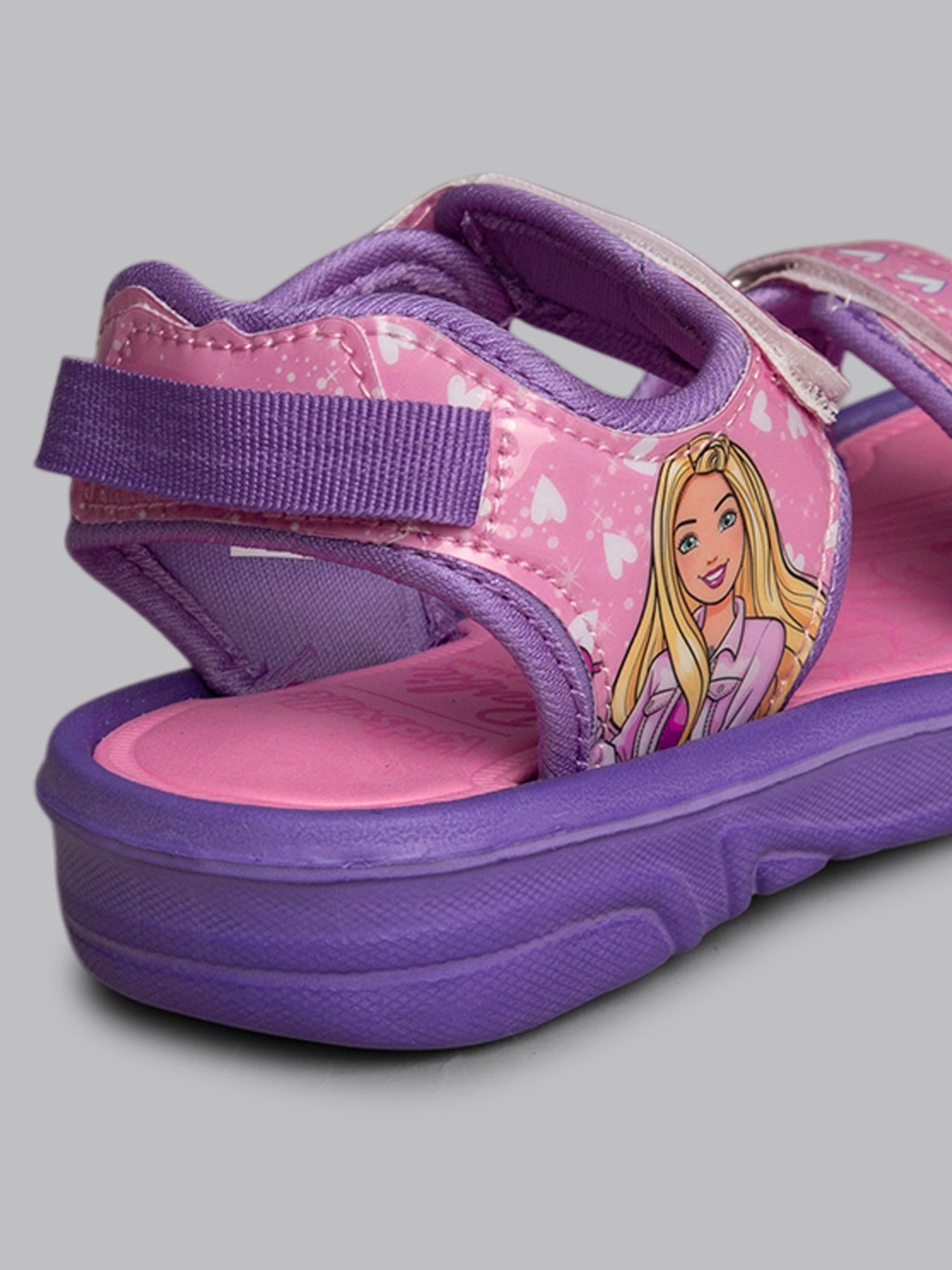 Kids Girls Barbie Printed Pink Sandals