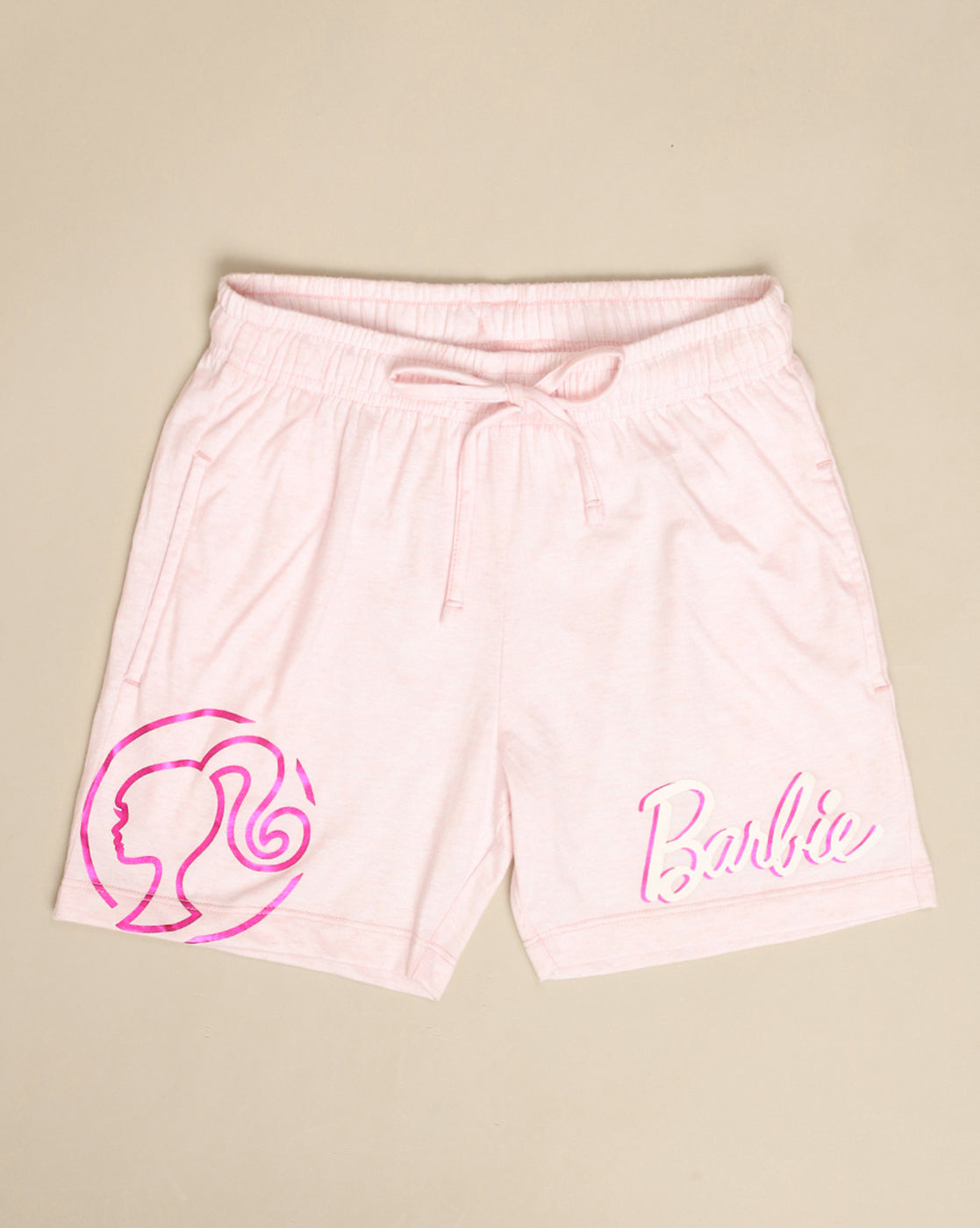 Barbie Printed Regular Fit Shorts For Girls