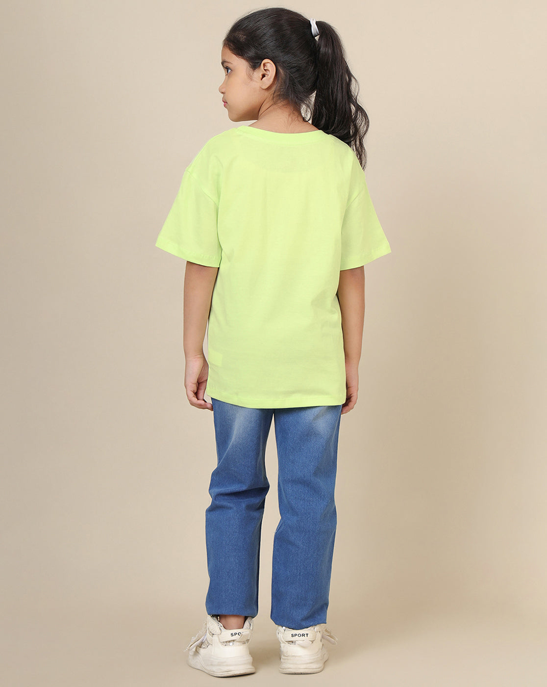 Barbie Printed Oversized Fit Tshirt For Girls