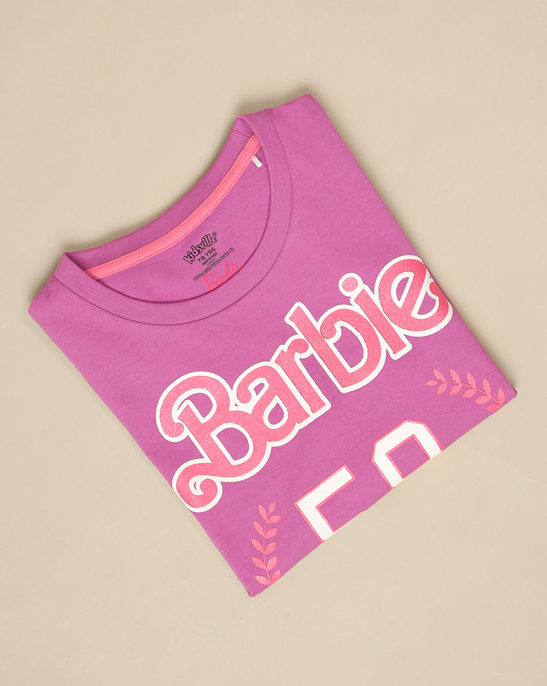 Barbie Printed Oversized Fit Tshirt For Girls
