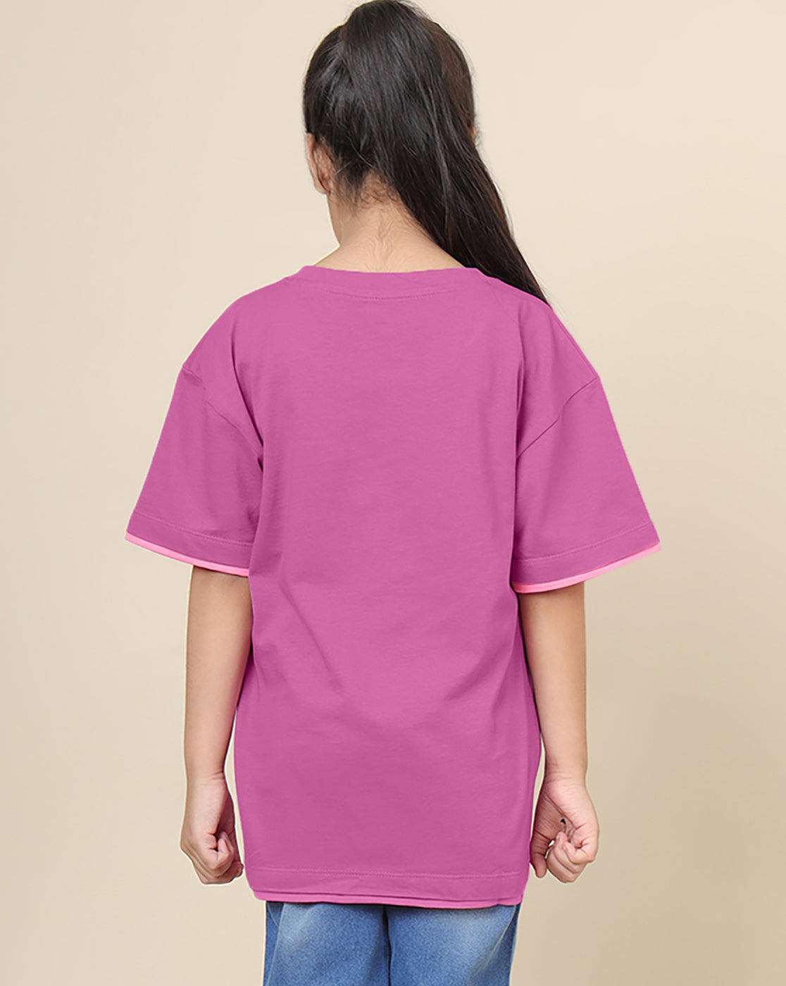 Barbie Printed Oversized Fit Tshirt For Girls