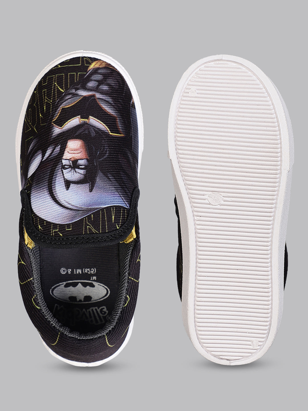 Kids Boys Batman Printed Black Canvas