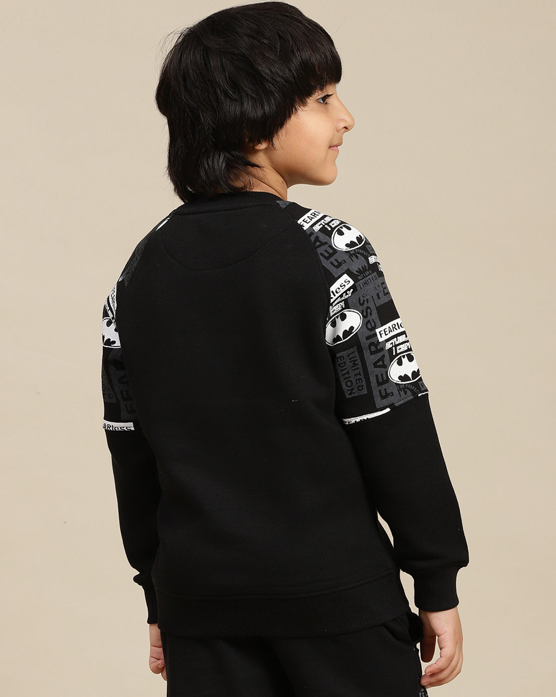 Batman Printed Regular Fit Sweatshirt For Boys
