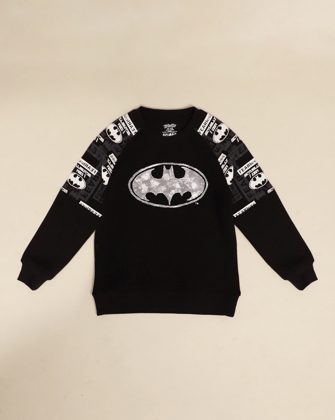 Batman Printed Regular Fit Sweatshirt For Boys
