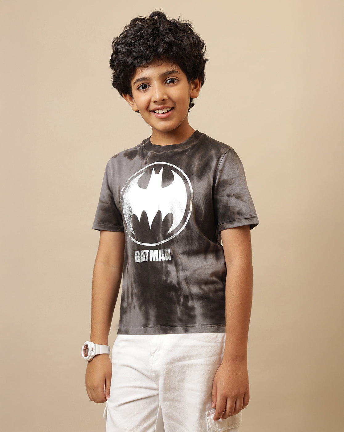 Batman Printed Regular Fit Tshirt For Boys