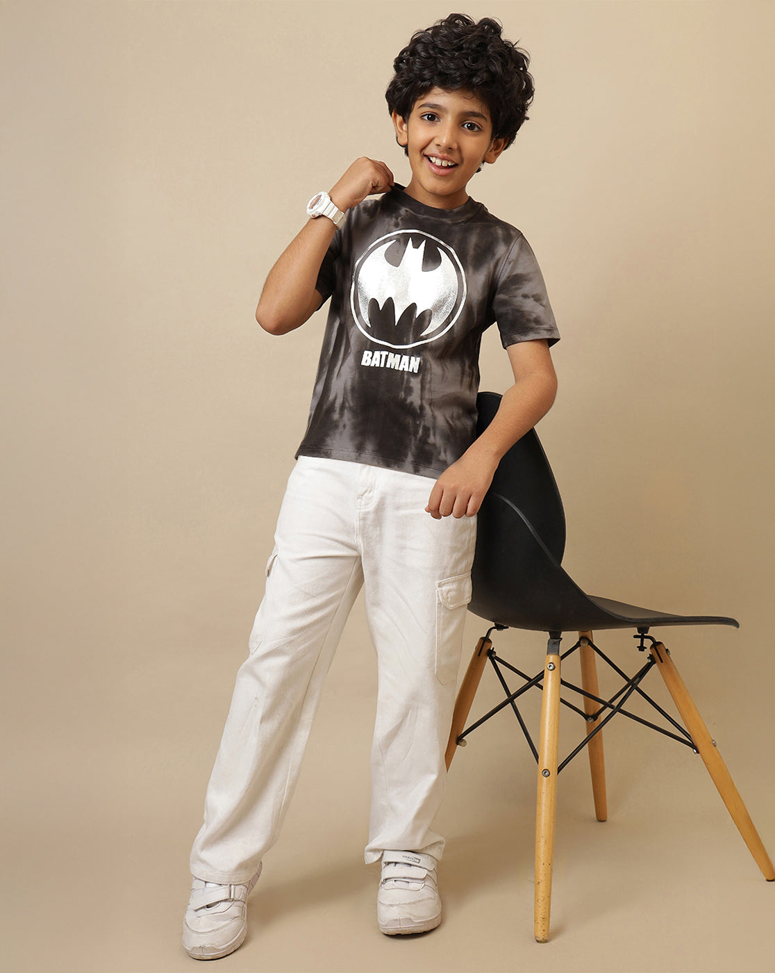 Batman Printed Regular Fit Tshirt For Boys