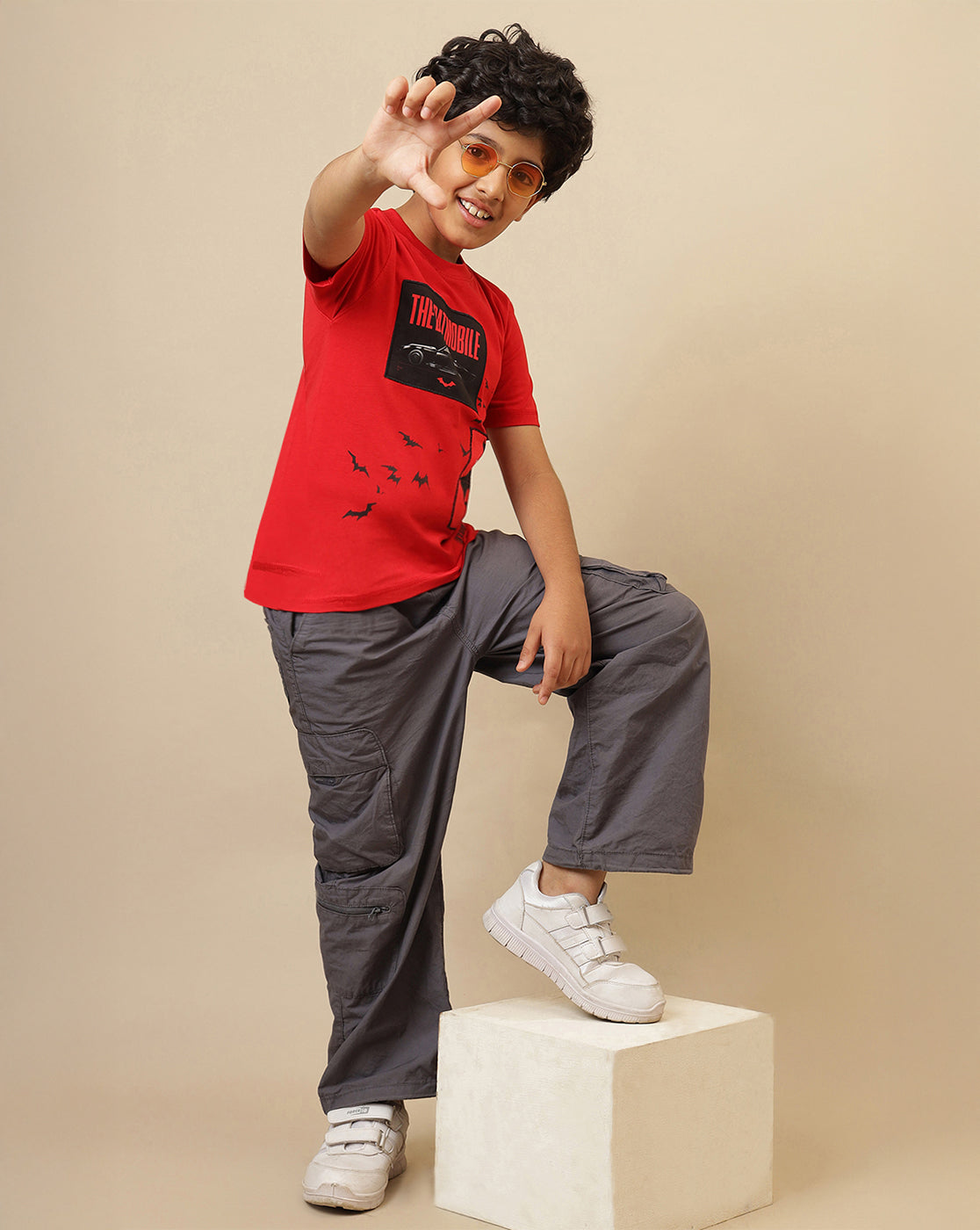 Batman Printed Regular Fit Tshirt For Boys