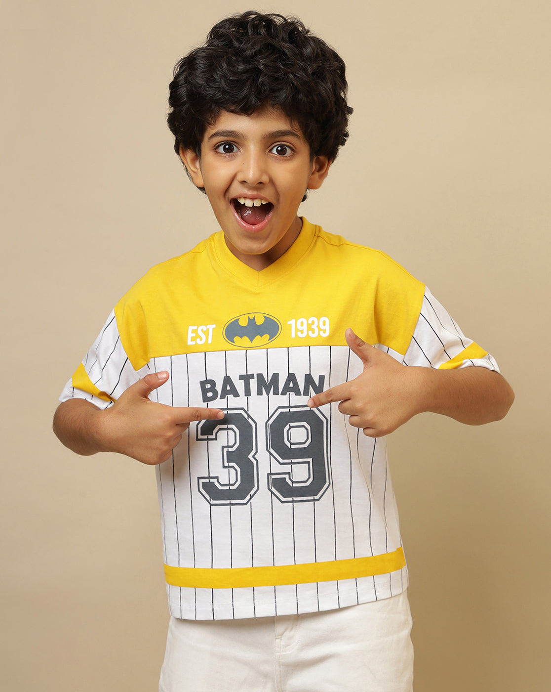 Batman Printed Oversized Fit Tshirt For Boys