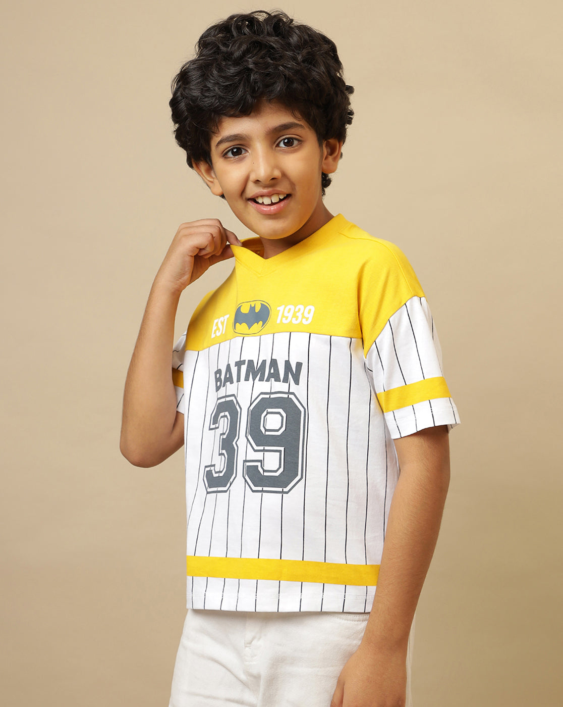 Batman Printed Oversized Fit Tshirt For Boys