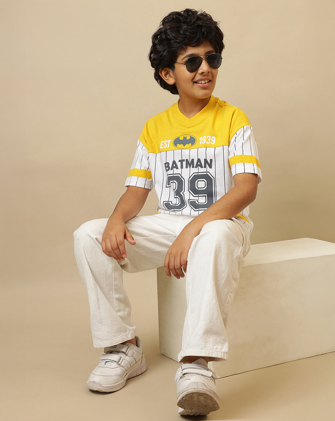 Batman Printed Oversized Fit Tshirt For Boys