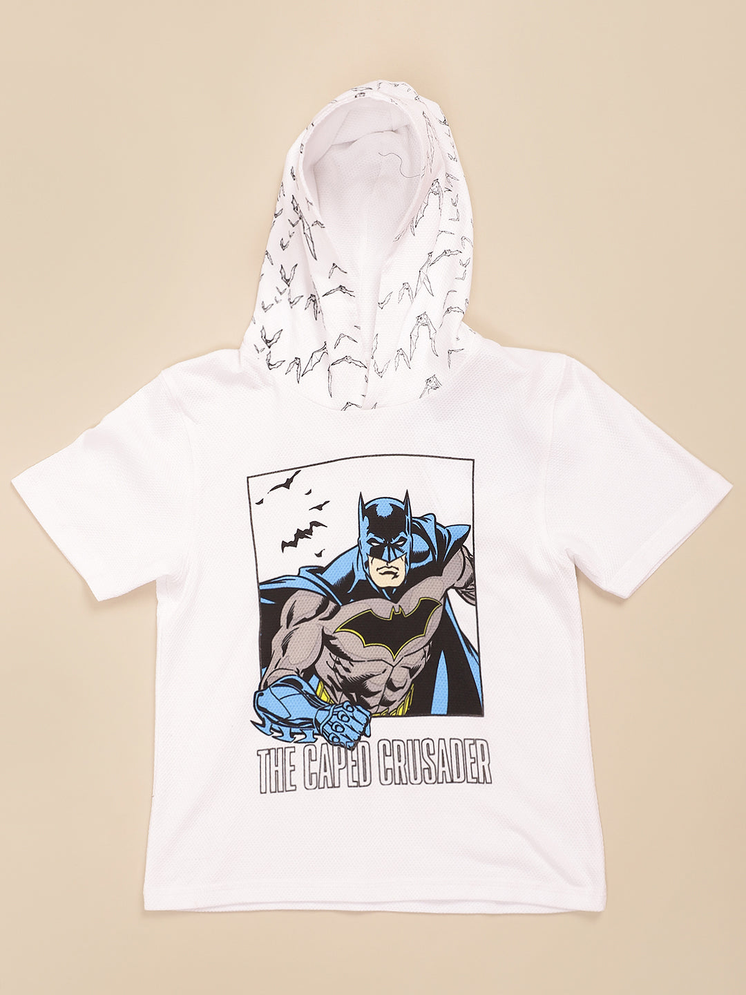 Batman Printed T-Shirt & Shorts Co-Ords Set For Boys