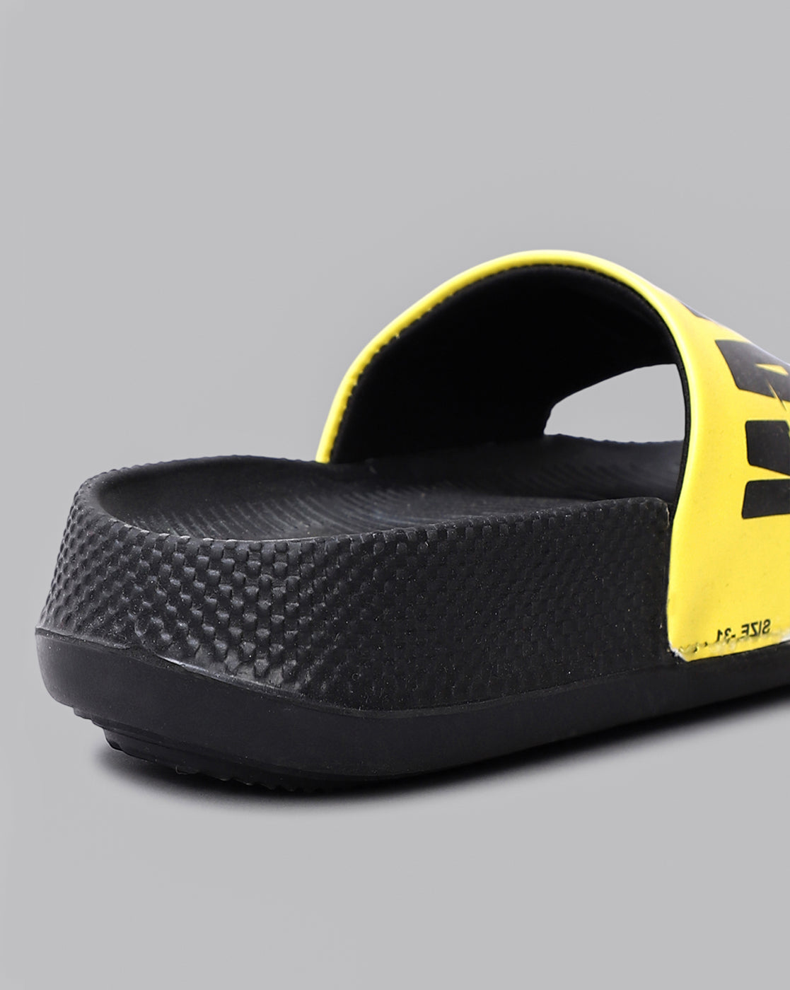 Batman Printed Black Sliders for Boys