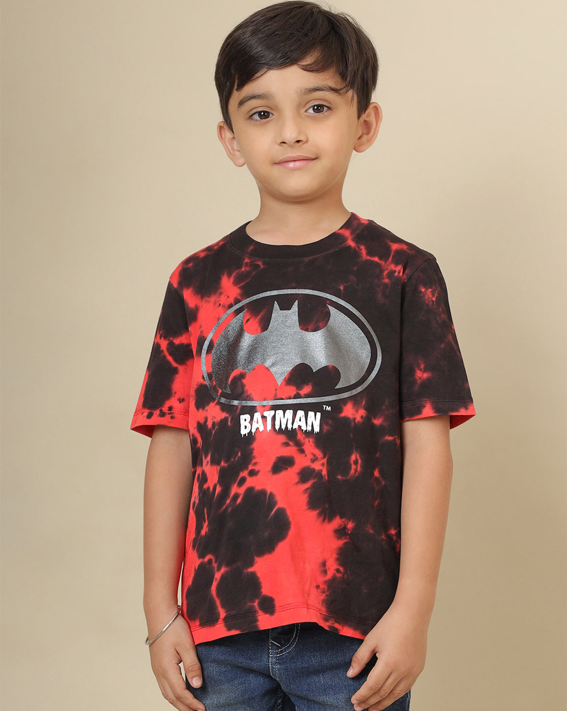 Batman Printed Regular Fit Tshirt For Boys