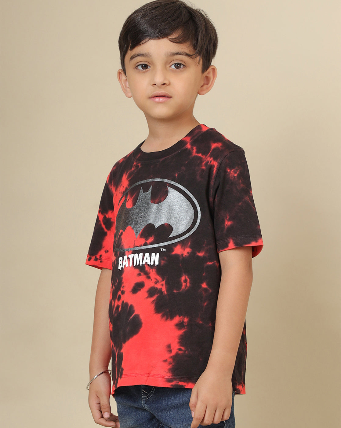 Batman Printed Regular Fit Tshirt For Boys