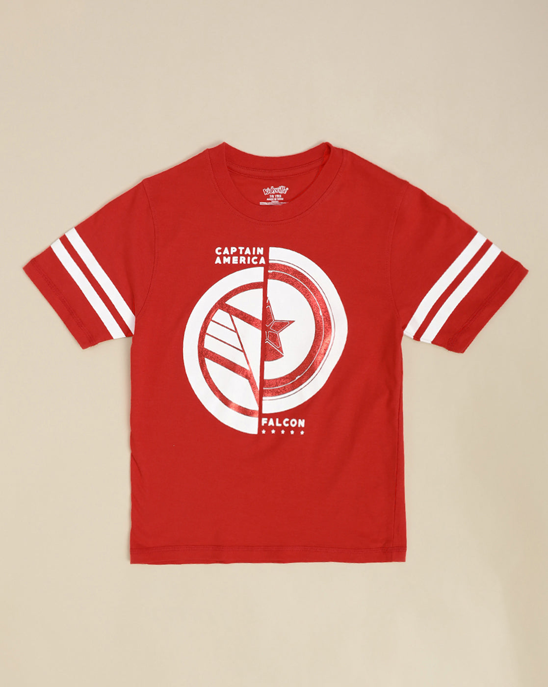 Captain America Printed Regular Fit Tshirt For Boys
