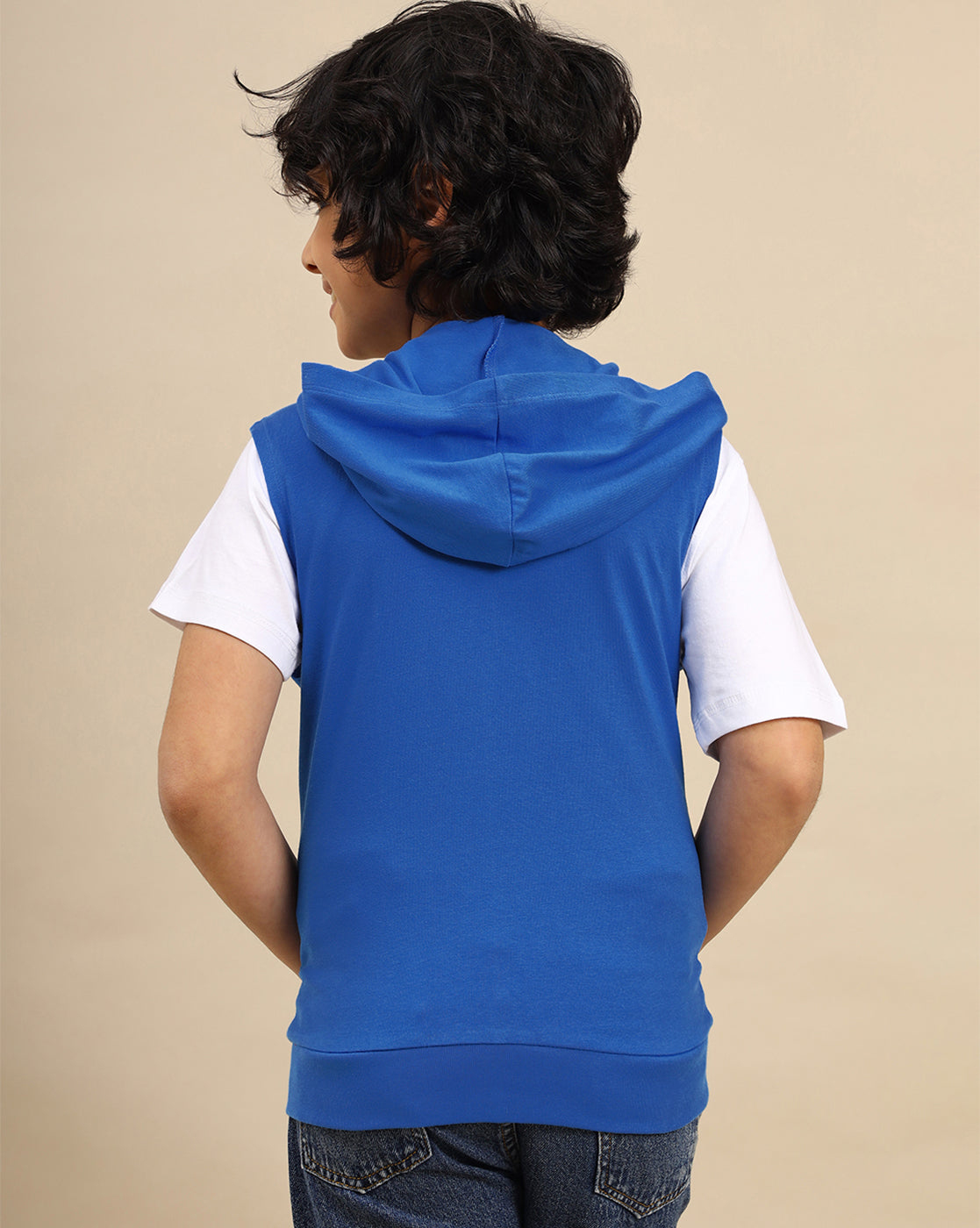 Captain America Hooded & Round Neck Tshirt Set Boys