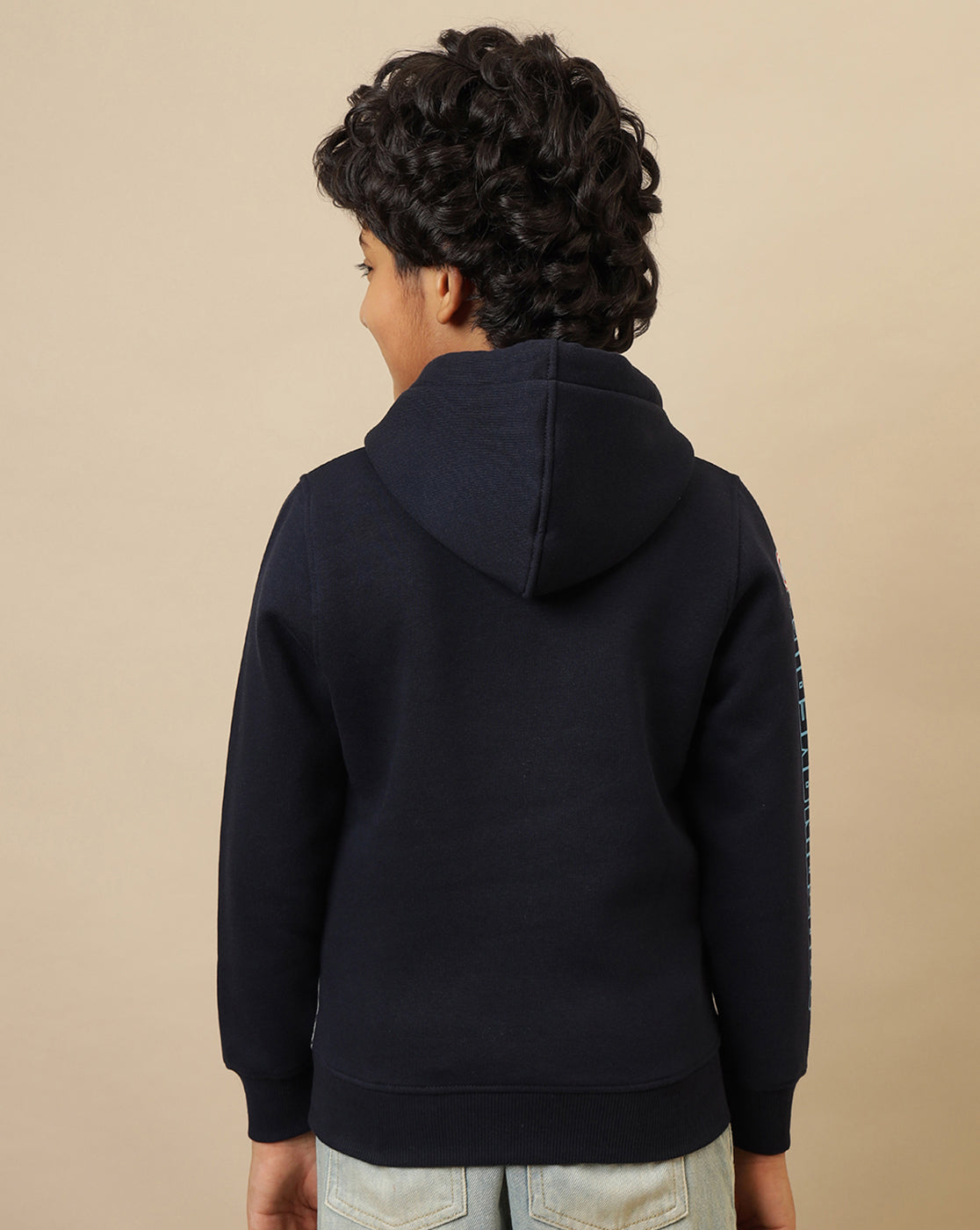 Captain America Printed Regular Fit Hoodie For Boys
