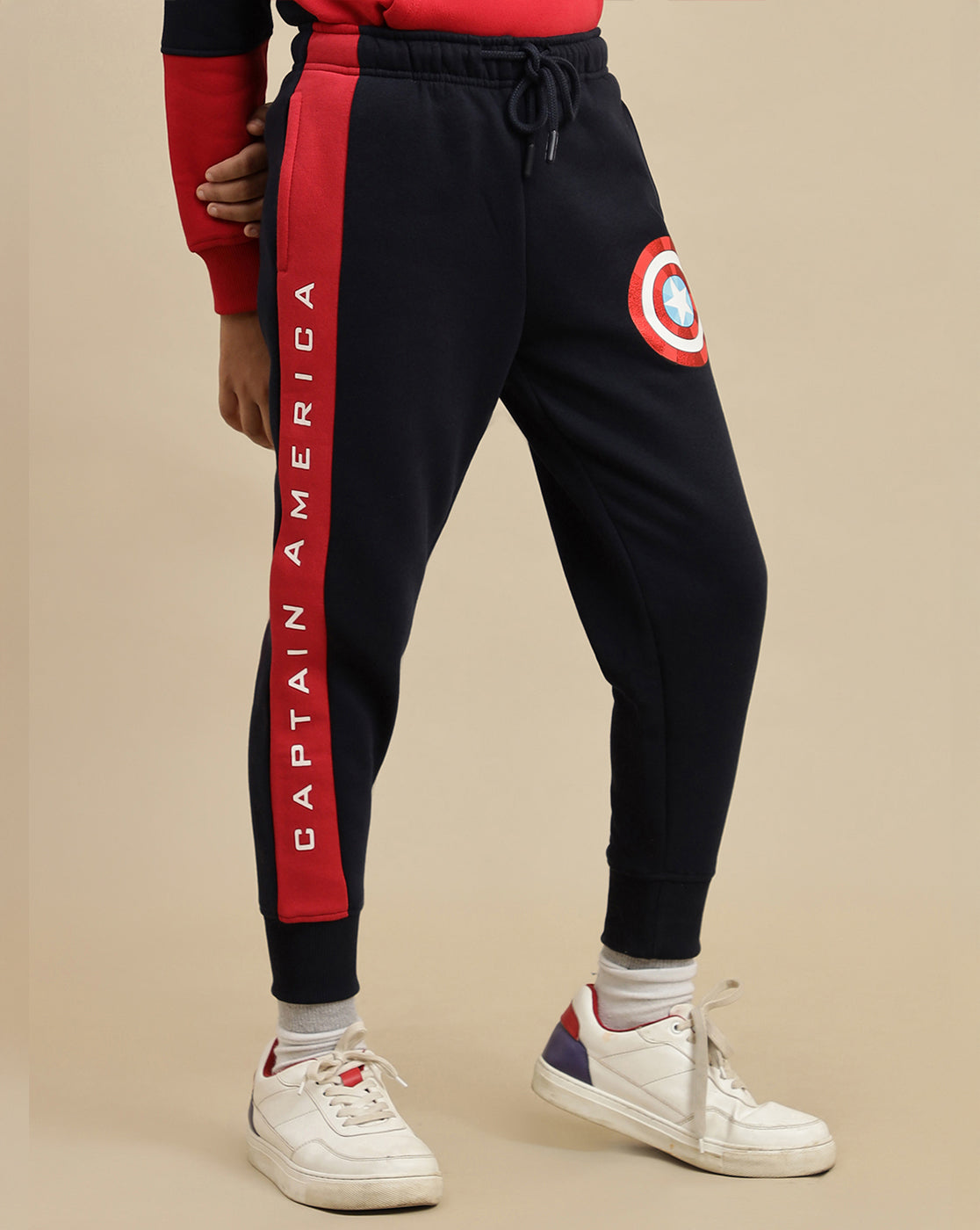 Captain America Printed Regular Fit Jogger For Boys