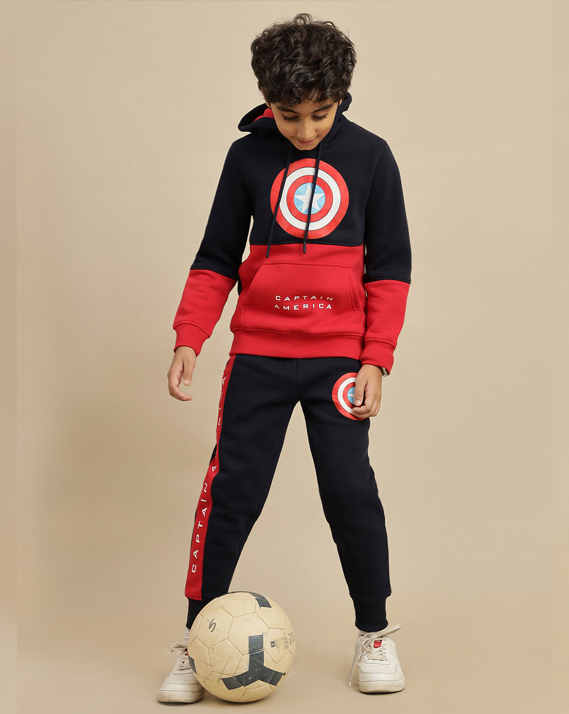 Captain America Printed Regular Fit Jogger For Boys