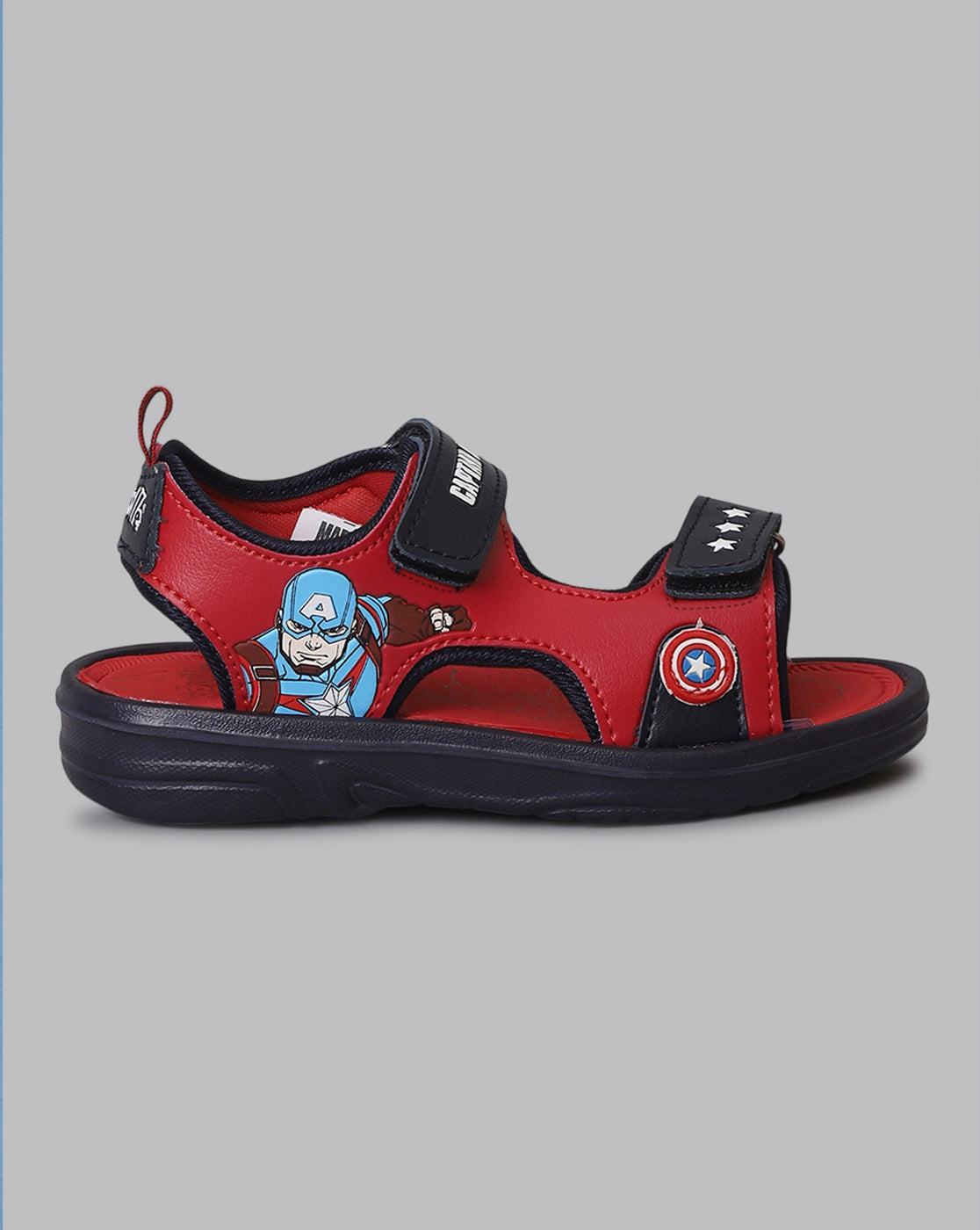 Captain America Printed Sandals For Kids Boys