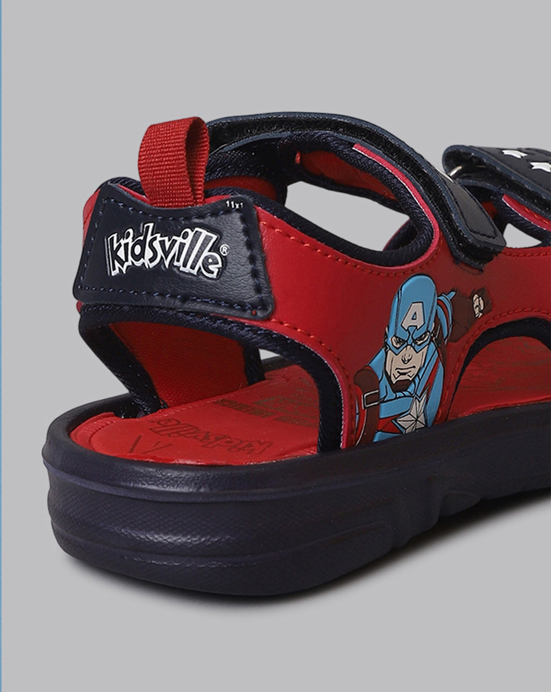 Captain America Printed Sandals For Kids Boys