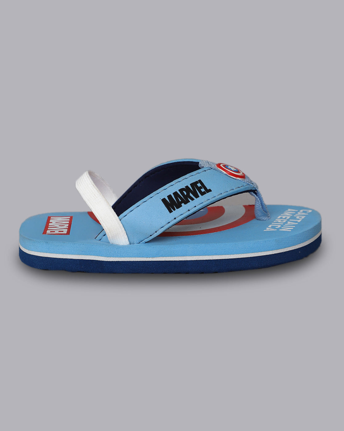 Captain America Printed Flipflops for Boys