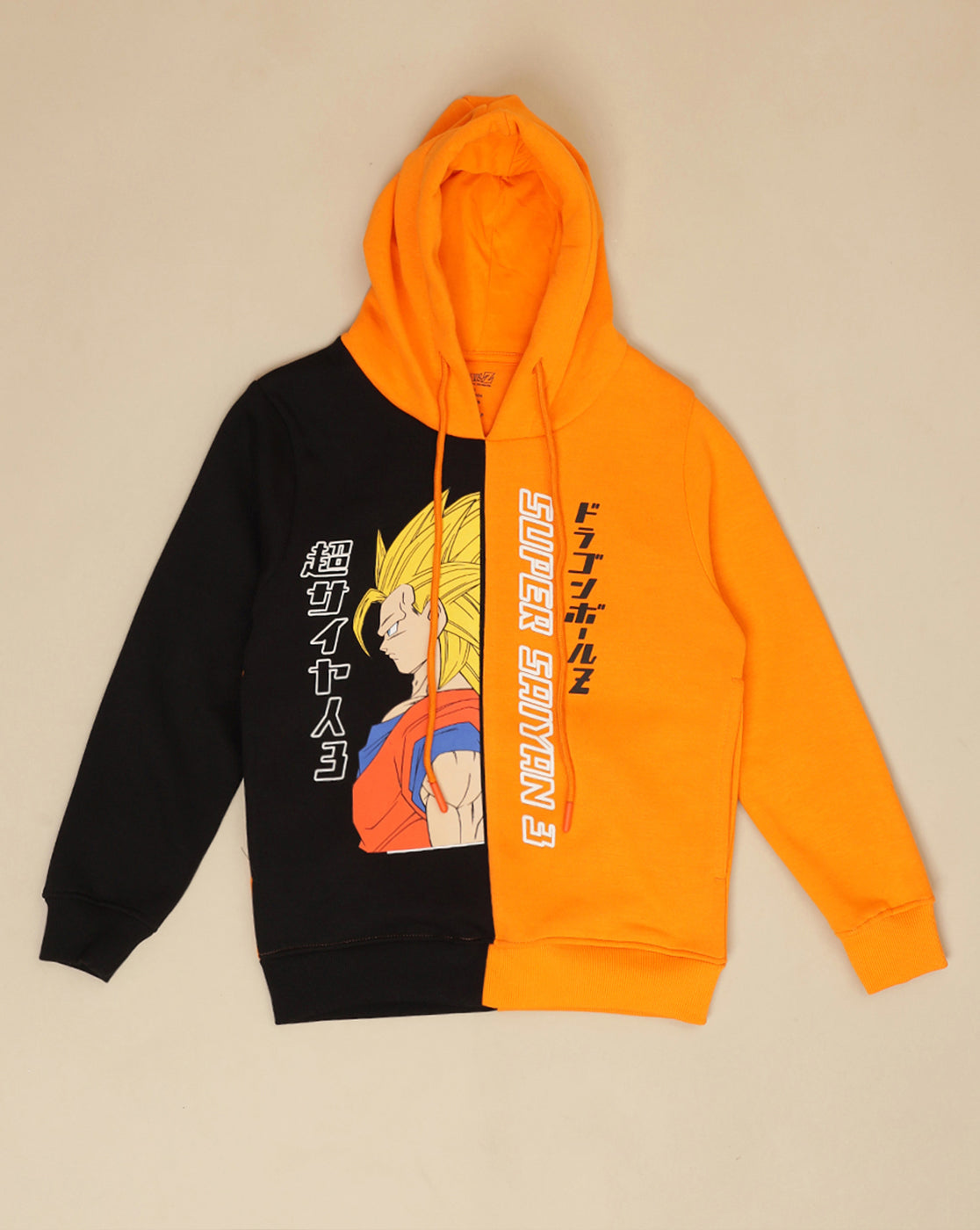 Dragon Ball Z Printed Regular Fit Hoodie For Boys