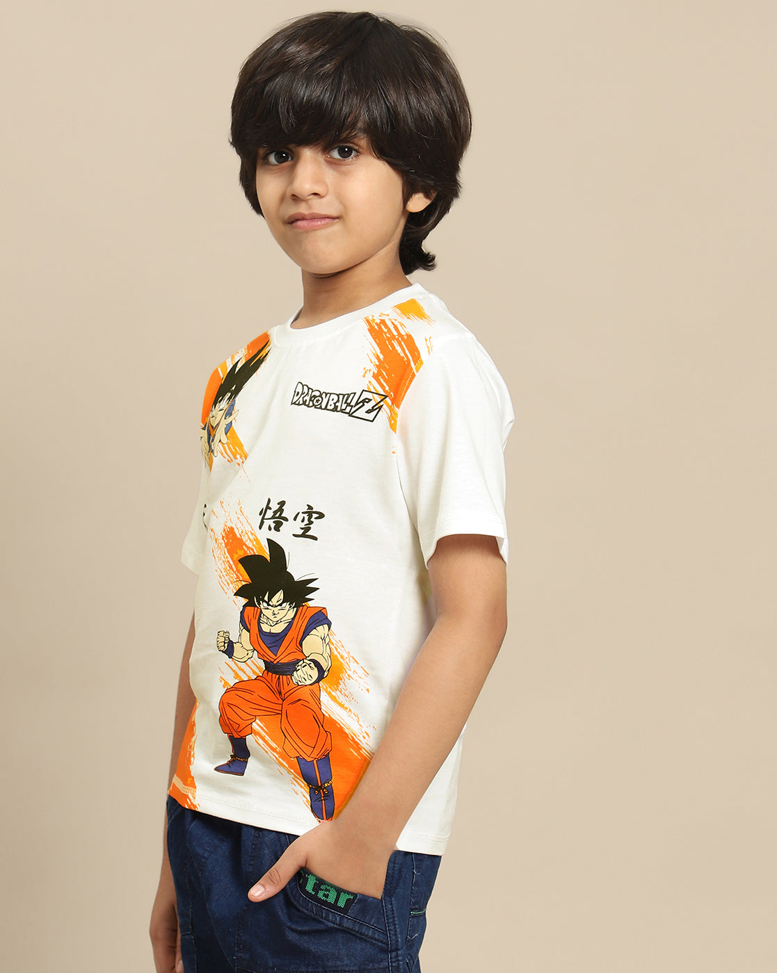 Dragon Ball Z Printed Regular Fit Tshirt For Boys
