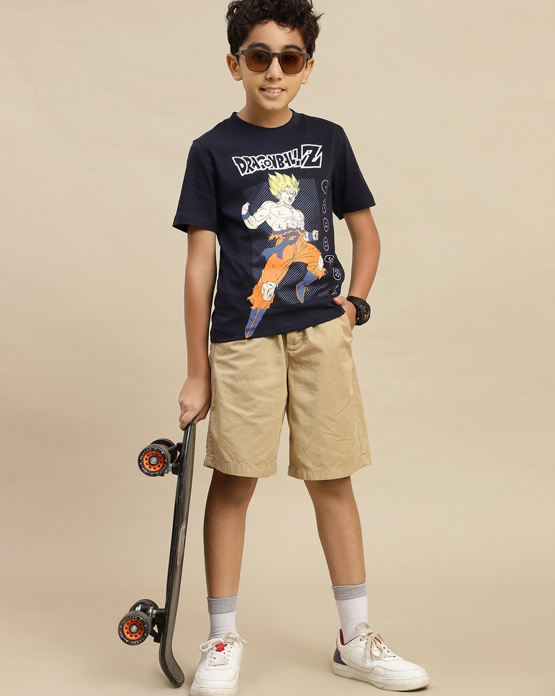 Dragon Ball Z Printed Regular Fit Tshirt For Boys