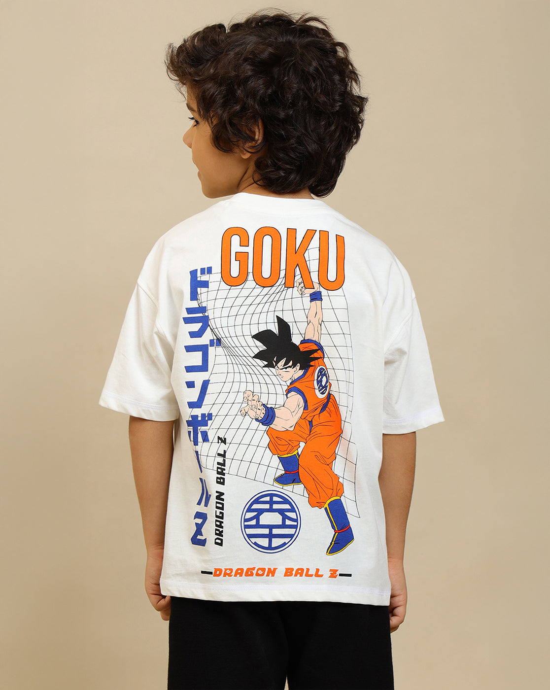 GOKU Printed Oversized Tshirt For Boys