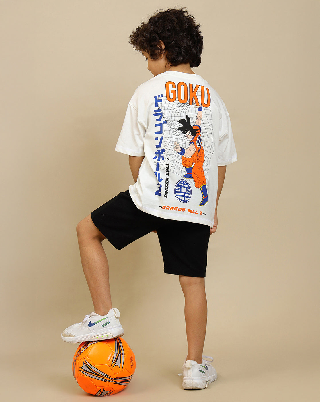 GOKU Printed Oversized Tshirt For Boys