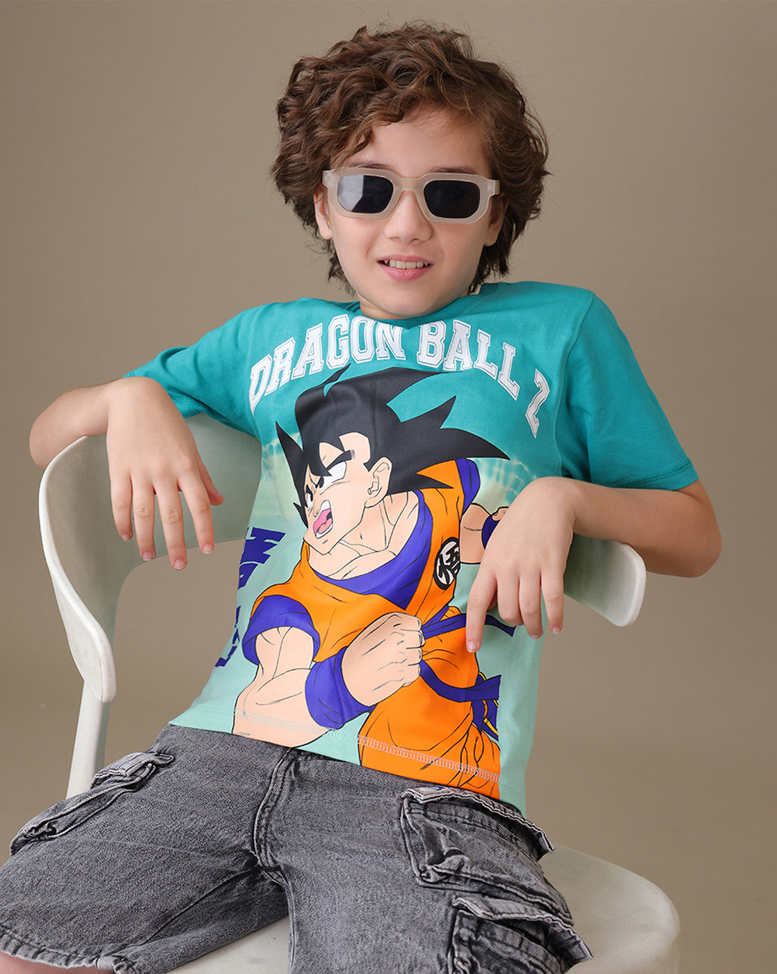 Dragon Ball Z Goku Regular Fit Tshirt Boys
