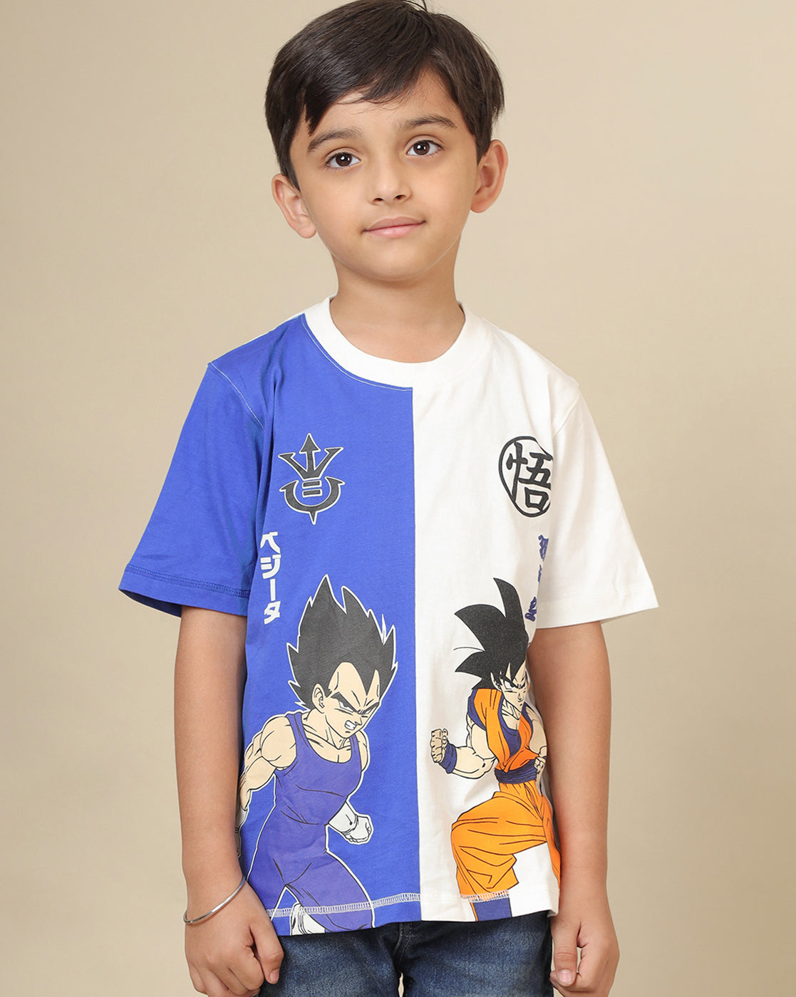 Dragon Ball Z Printed Regular Fit Tshirt For Boys