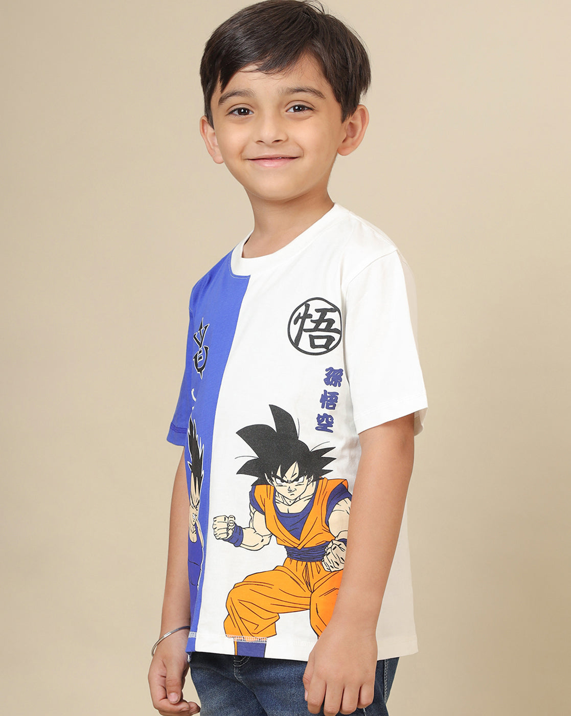 Dragon Ball Z Printed Regular Fit Tshirt For Boys