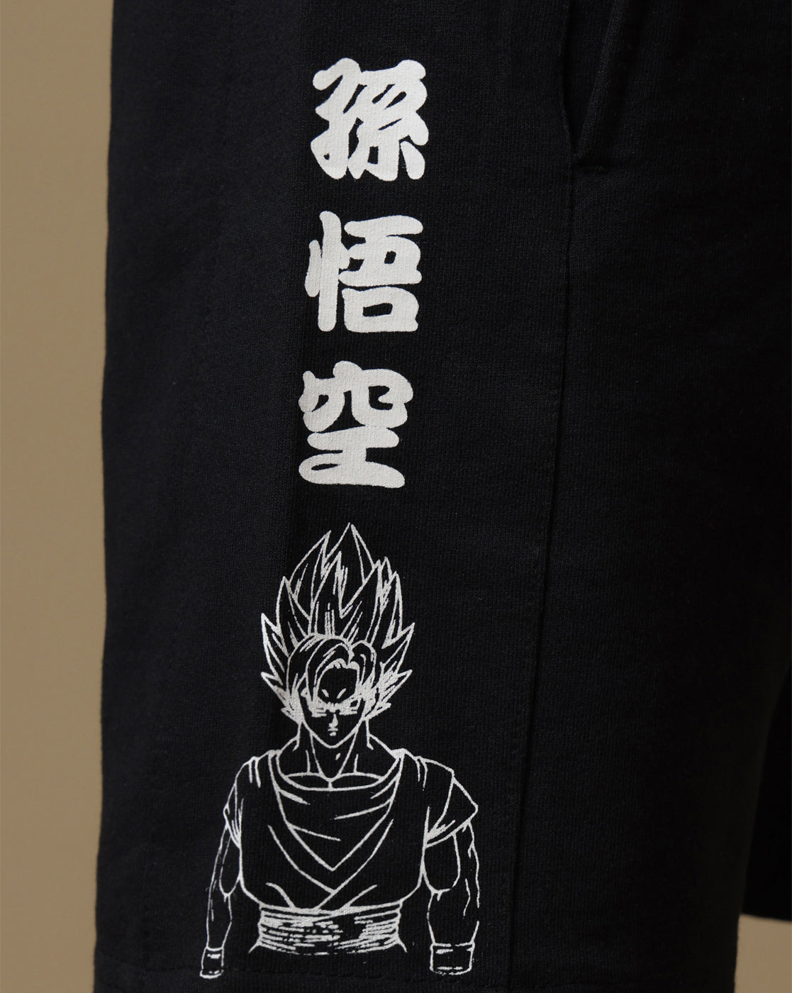 Dragon Ball Z Printed Regular Fit Shorts For Boys