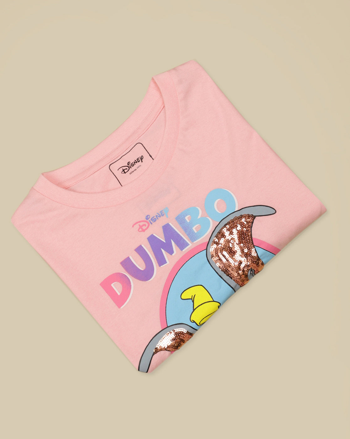 Dumbo Printed Relaxed Fit Tshirt For Girls