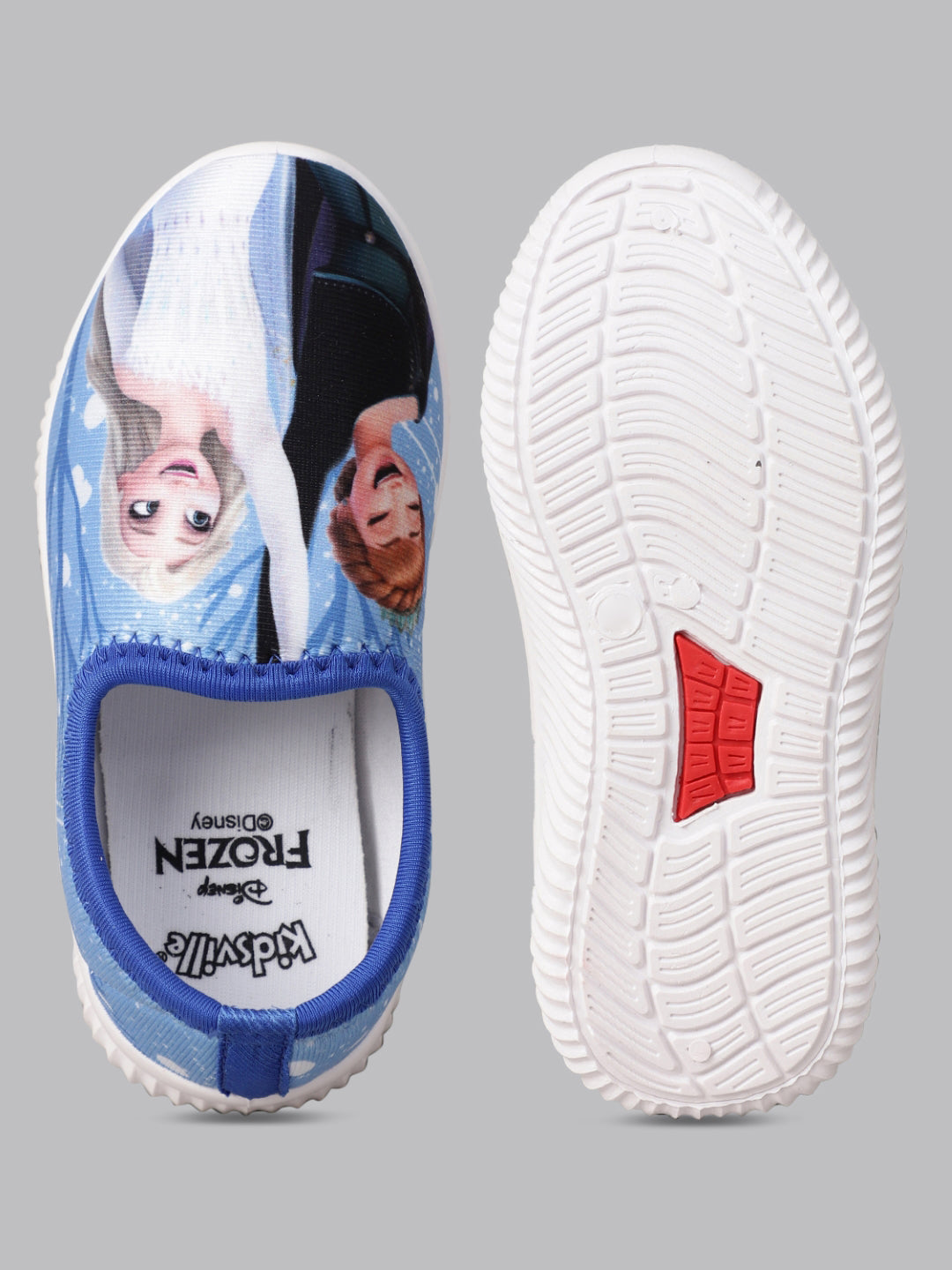 Frozen Printed Lycra Shoes For Kids Girls