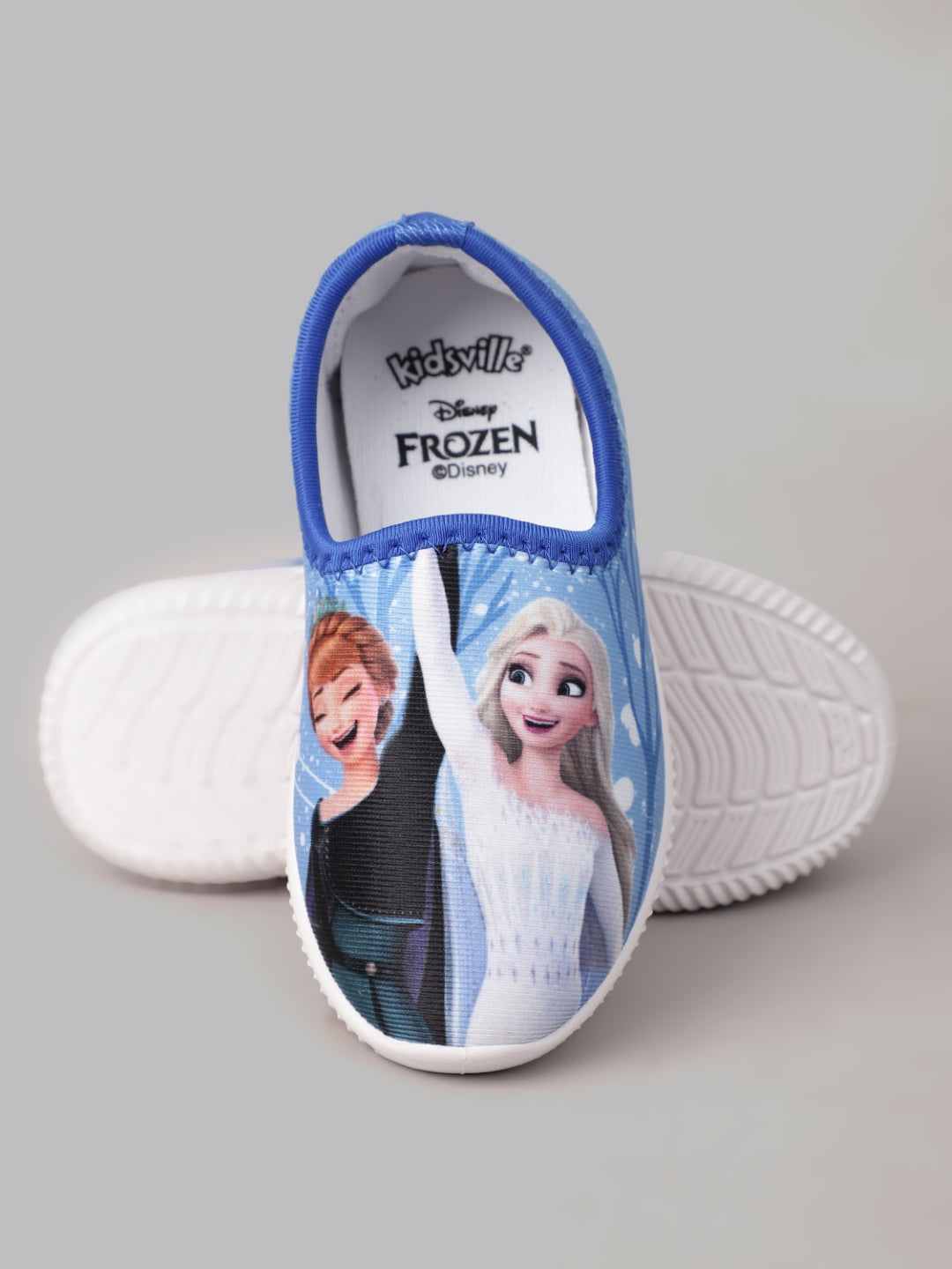 Frozen Printed Lycra Shoes For Kids Girls