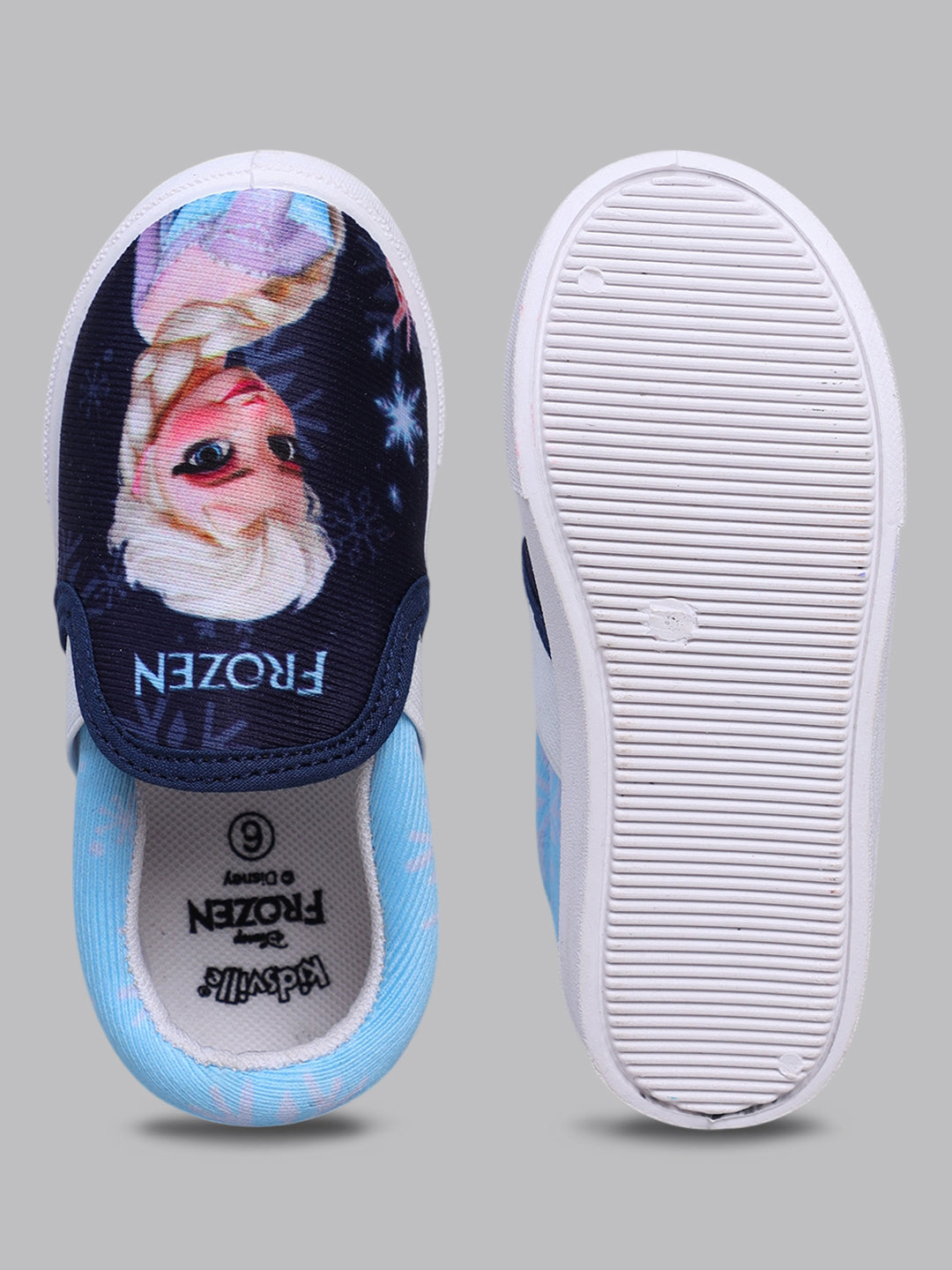 Frozen Printed Canvas Shoes For Kids Girls