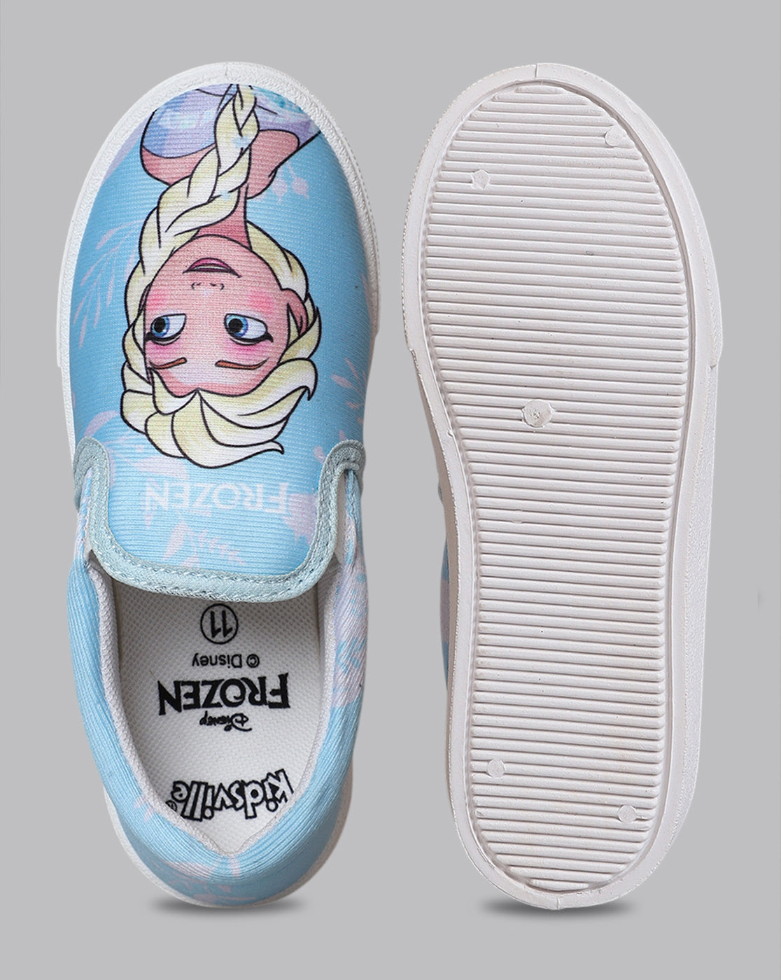 Frozen Printed Canvas Shoes For Kids Girls