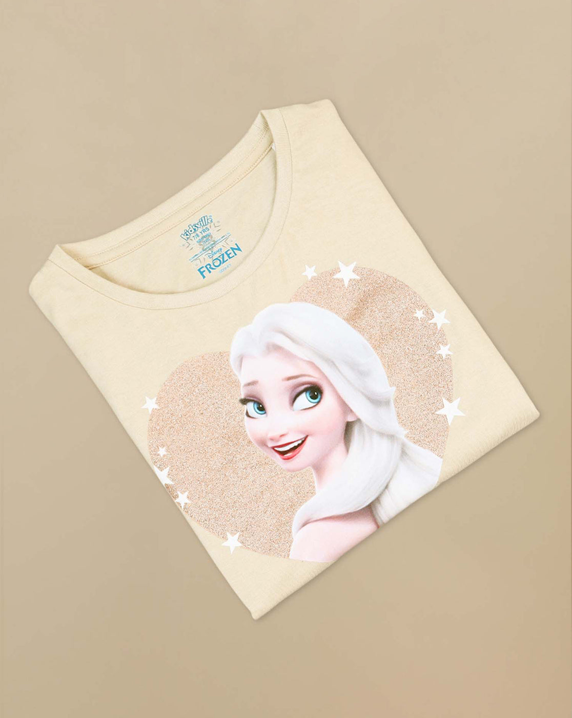Frozen Printed Oversized Tshirt For Girls