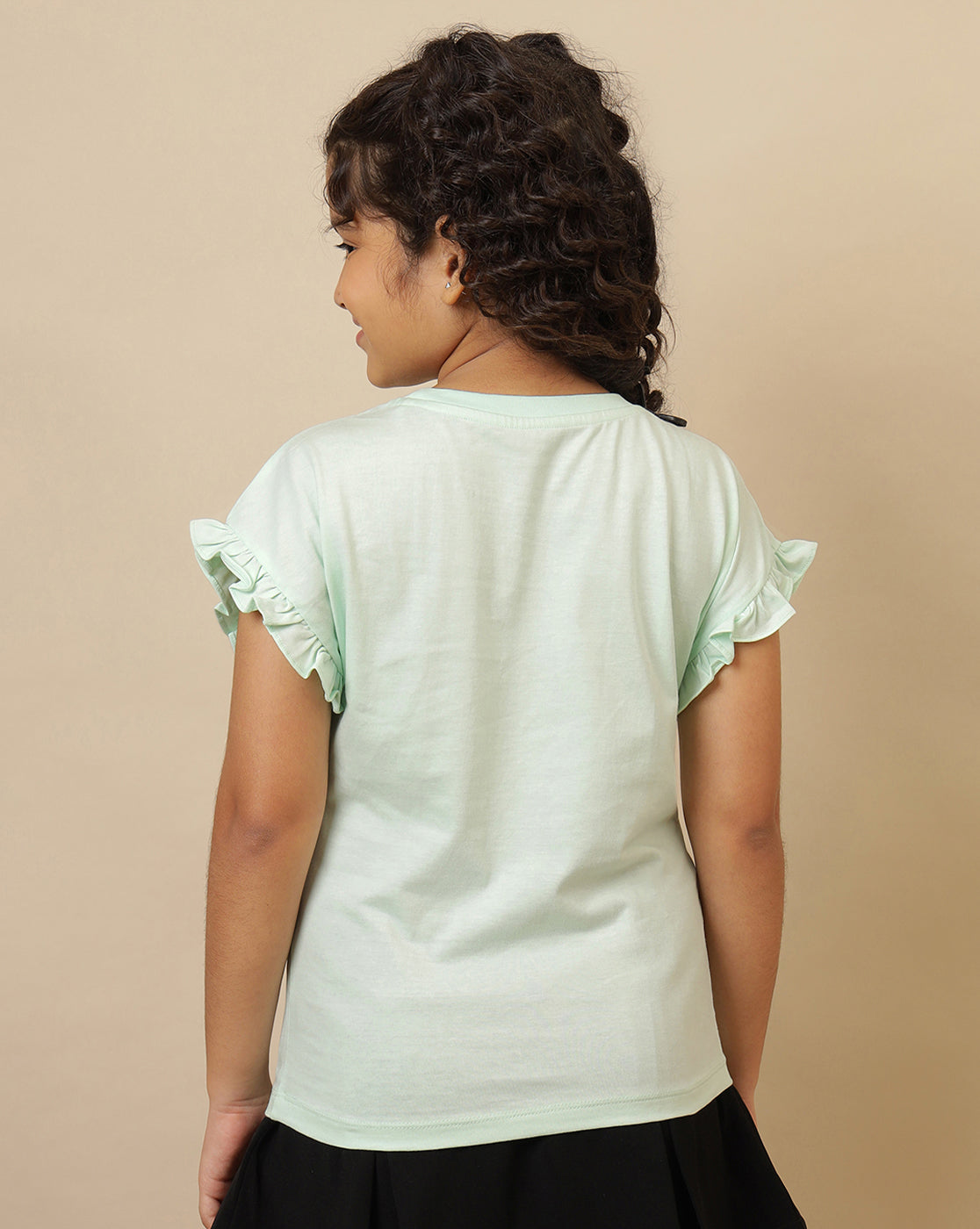 Frozen Printed Relaxed Fit Tshirt For Girls
