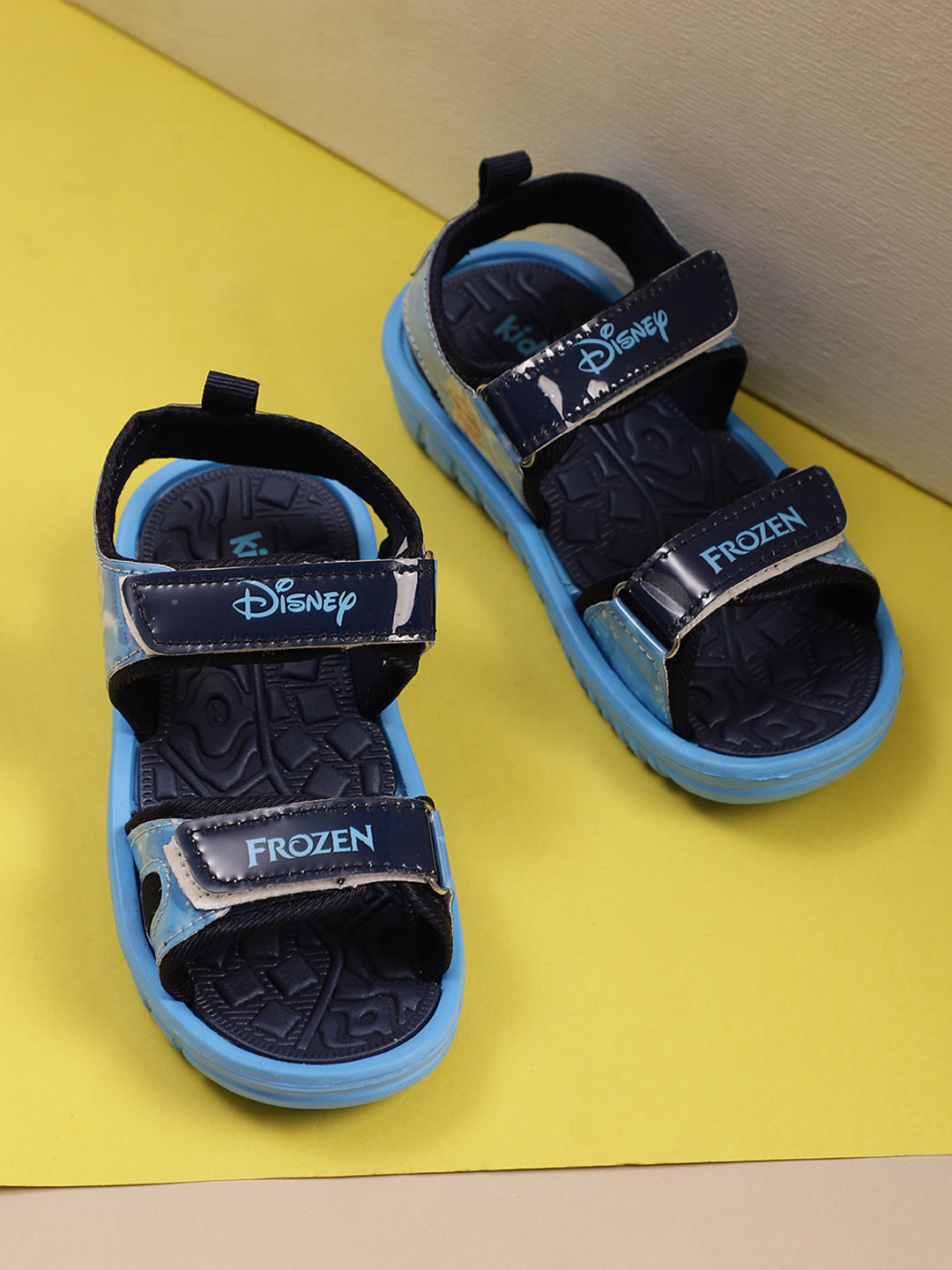 Kids Girls Frozen Printed Sky Blue Sandals