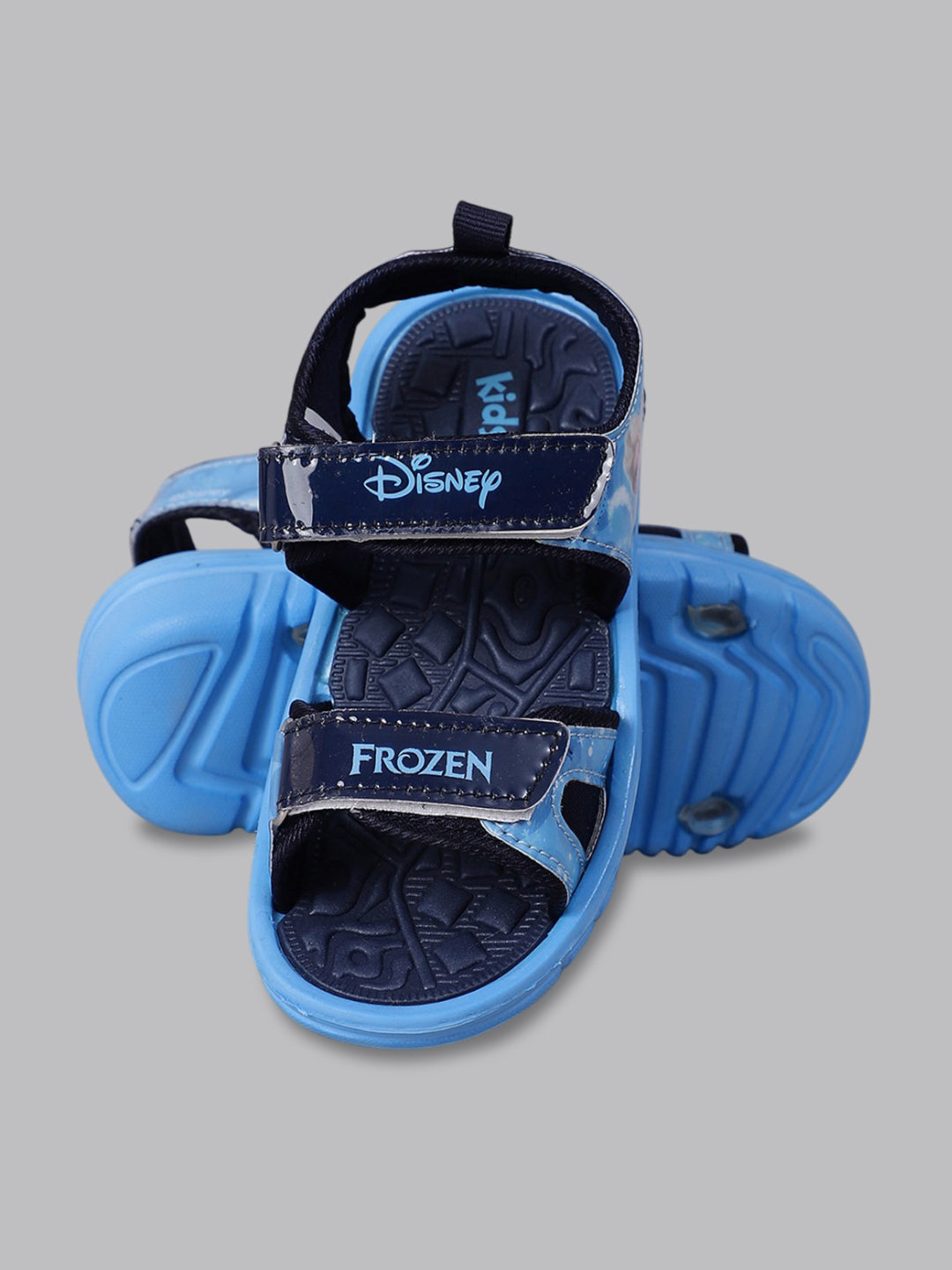 Kids Girls Frozen Printed Sky Blue Sandals
