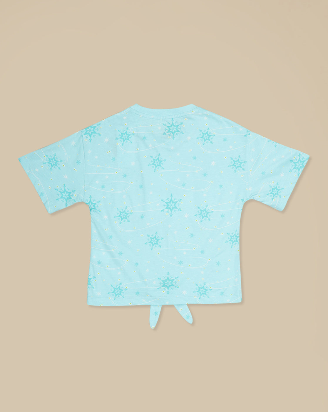 Frozen Printed Oversized Reversible Sequin Tshirt For Girls